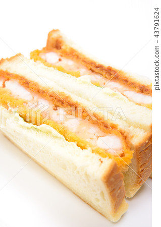可口蝦炸肉排三明治 可口蝦炸肉排三明治 43791624