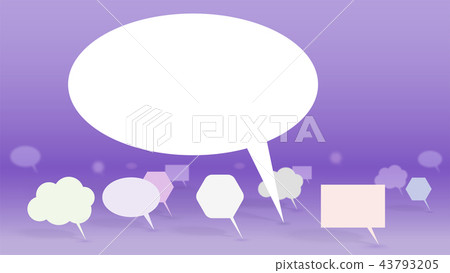 Leader of public opinion. Symbol of discussion 43793205