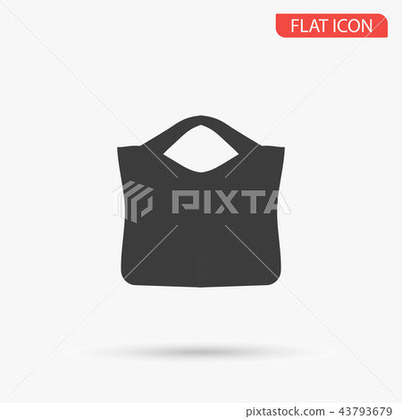 Bag flat icon symbol design vector illustration... - Stock Illustration ...