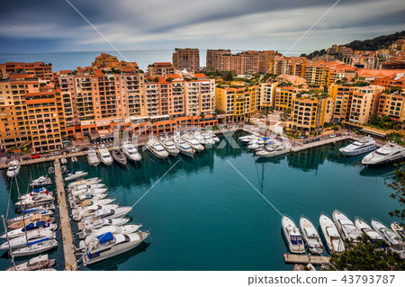 Port de Fontvieille in Monaco Port de Fontvieille in Monaco 43793787