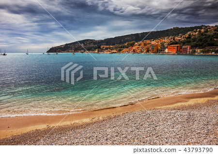 Beach and Sea in Villefranche Sur Mer Beach and Sea in Villefranche Sur Mer 43793790
