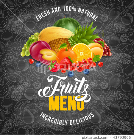 Fruits menu 43793906