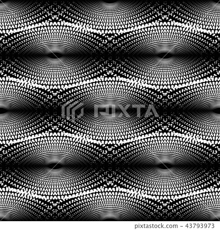 Abstract geometric pattern with points - Stock Illustration [43793973 ...