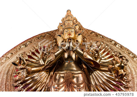 Avalokiteshvara - underside view. Avalokiteshvara - underside view. 43793978