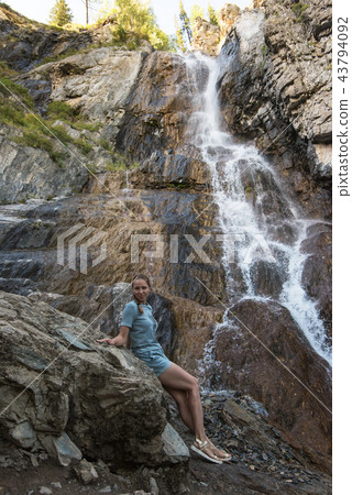 Waterfall in Altai Mountains Waterfall in Altai Mountains 43794092