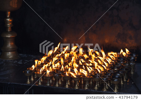 Set of small oil candles - fire gifts 43794179