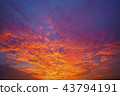 Amazing sunset.Colorful sky in the sunset. Natural 43794191