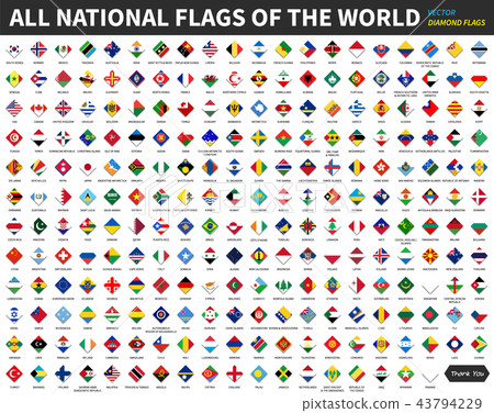 All official national flags of the world .  43794229