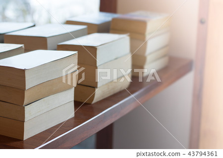 Books in the bookstore and study. 43794361