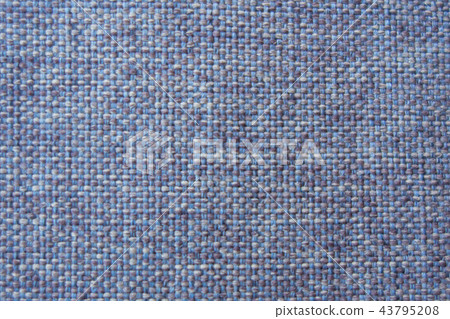 blue linen textile - close up of fashion backgroun blue linen textile - close up of fashion backgroun 43795208