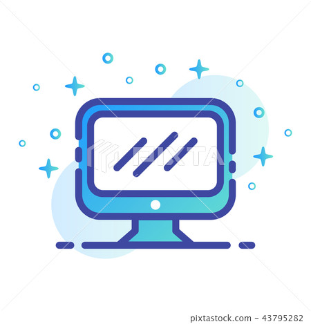 Computer LineColor illustration 43795282