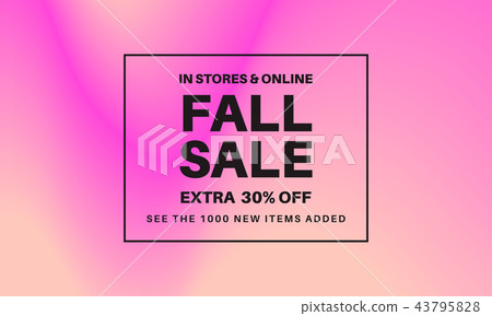 fall sale gradient banner fall sale gradient banner 43795828