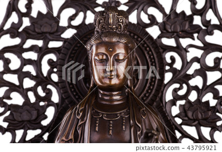 The face of Bodhisattva Guan Yin 43795921