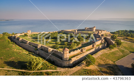 Aerial view on fortress Akkerman 43796363