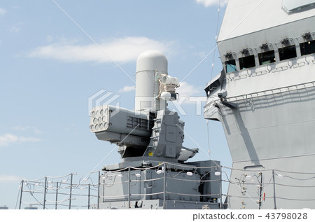 Escort ship "Izumo" proximity air defense missile "seaRAM" 43798028