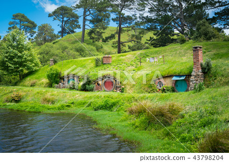 Hobbiton movie set for "The Hobbit" in New Zealand Hobbiton movie set for "The Hobbit" in New Zealand 43798204