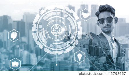 Human resource management and recruitment concept. 43798667