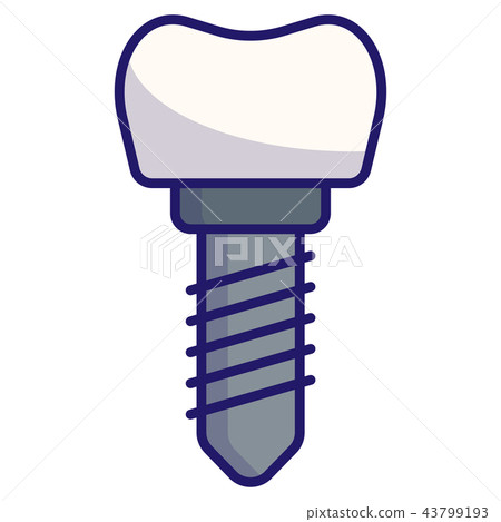 Dentail implants LineColor Dentail implants LineColor 43799193