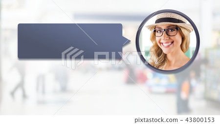 chat bubble messaging profile 43800153