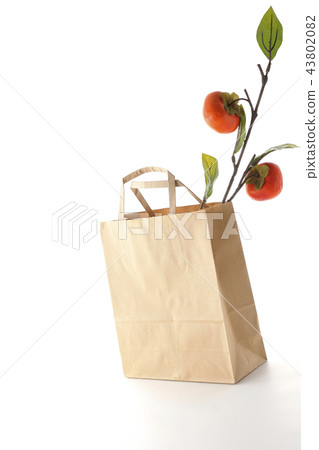 Coffin and paper bag Coffin and paper bag 43802082