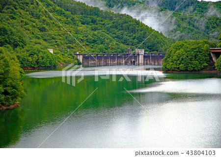 Minowa Dam Lake Momiji Minowa Dam Lake Momiji 43804103