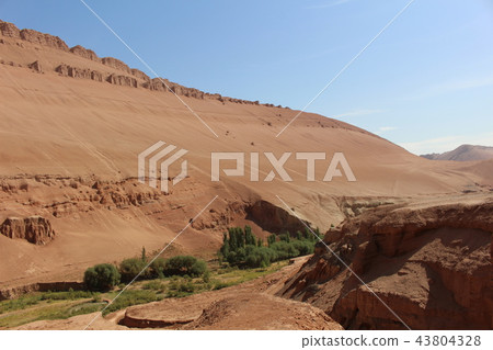 Mt. Hokusan Silk Road Turpan Xinjiang China West Yuuki Mt. Hokusan Silk Road Turpan Xinjiang China West Yuuki 43804328