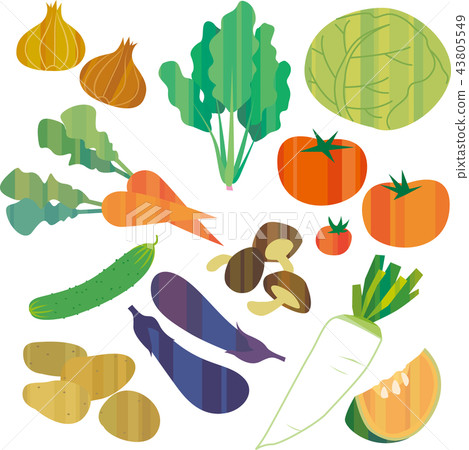 Various vegetables 43805549