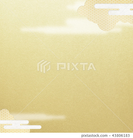 Sum-Background-Gold Foil-Clouds-Rose 43806183
