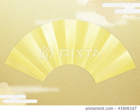 Sum-Background-Gold Foil-Clouds-Clouds-Fans Sum-Background-Gold Foil-Clouds-Clouds-Fans 43806187