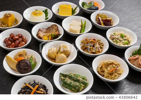 Side dishes of rice japanese food Side dishes of rice japanese food 43806642