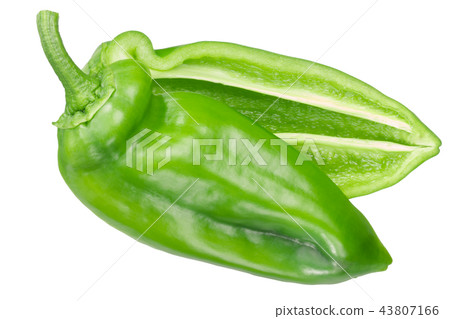 Sweet patrizia pepper, top view 43807166