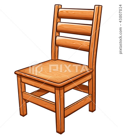 Vector chair on white background Vector chair on white background 43807814