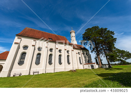 Saint Coloman Church - Schwangau Bavaria Germany Saint Coloman Church - Schwangau Bavaria Germany 43809025