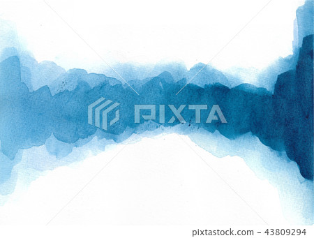 Abstract Watercolor On White Background.  43809294
