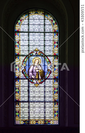 Stained-glass window in Subotica cathedral 43809551