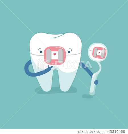 Brace tooth and equipment of dental. Brace tooth and equipment of dental. 43810468