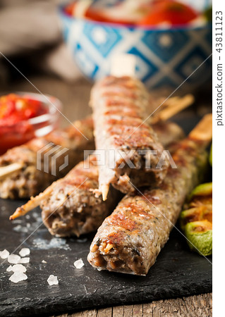 Minced meat kebab 43811123
