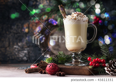 Traditional winter eggnog Traditional winter eggnog 43811331