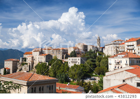 Sartene landscape, old town of Corsica 43812293