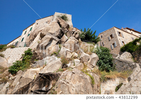 Corsican town landscape, Sartene Corsican town landscape, Sartene 43812299