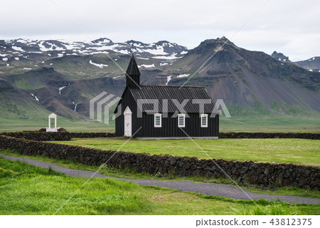 Budakirkja - black church in Budir village Budakirkja - black church in Budir village 43812375