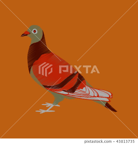 flat shading style icon dove flat shading style icon dove 43813735