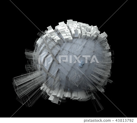 行星和工業形象 行星和工業形象 43813792