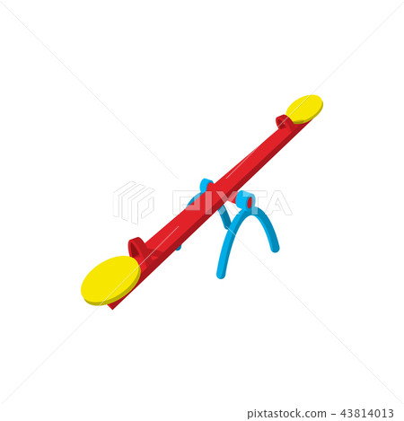 Balance swings cartoon icon 43814013