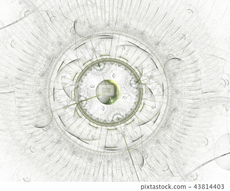 Futuristic modern clock watch abstract fractal Futuristic modern clock watch abstract fractal 43814403