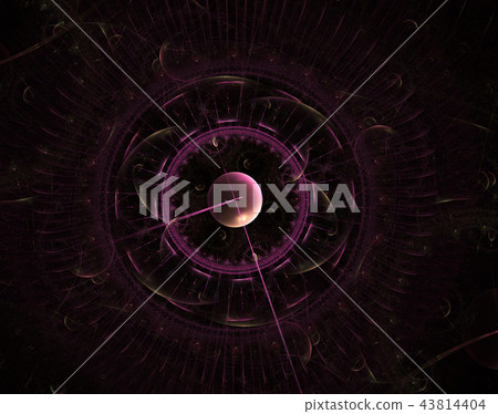 Watch 3D digital fractal design. Watch 3D digital fractal design. 43814404