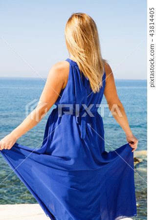 Woman in blue Woman in blue 43814405