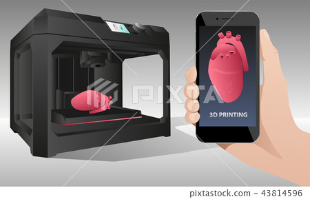 Printing human organs in a 3D printer.  43814596