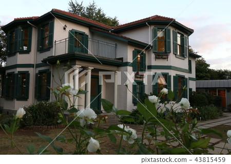 鮮花和房子 43815459