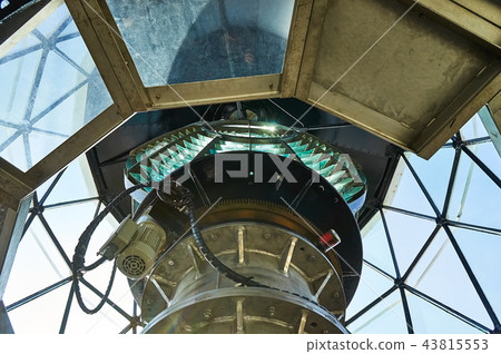 Fresnel lens of Omaezaki lighthouse in Shizuoka Prefecture Fresnel lens of Omaezaki lighthouse in Shizuoka Prefecture 43815553